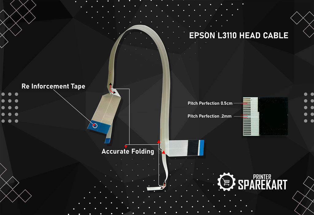 Head Cable With Sensor Cable For Epson L3110/L3150/L3210 / L3250 (2189474) Compatible