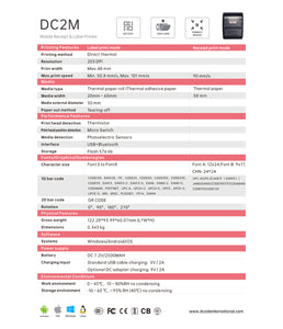 DCODE DC 2M Mobile Printers