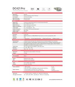 DCODE DC 421 PRO Thermal Transfer Label Printer