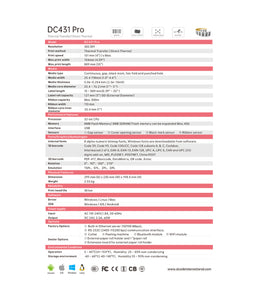 DCODE DC 431 PRO Thermal Transfer Label Printer