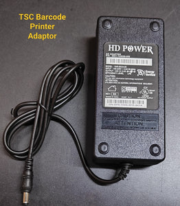 TSC TTP 244 PRO Barcode Printer Adapter, Power Supply, Power Adapter, (Input : 220V-50Hz 50mA Output 24 Volt 2.5 Amp) Black