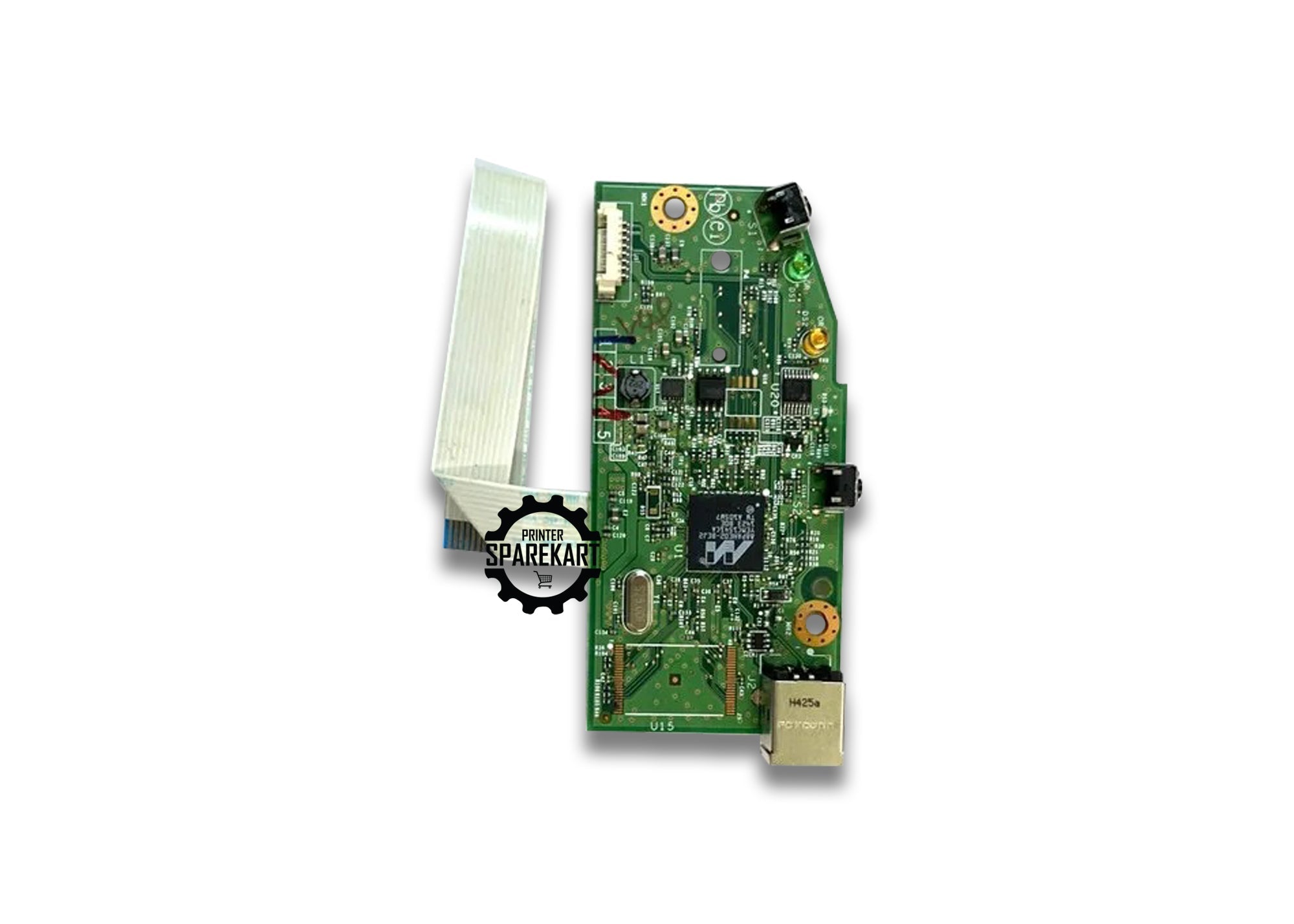 HP LaserJet Pro P1102w Printer Formatter board- Front view