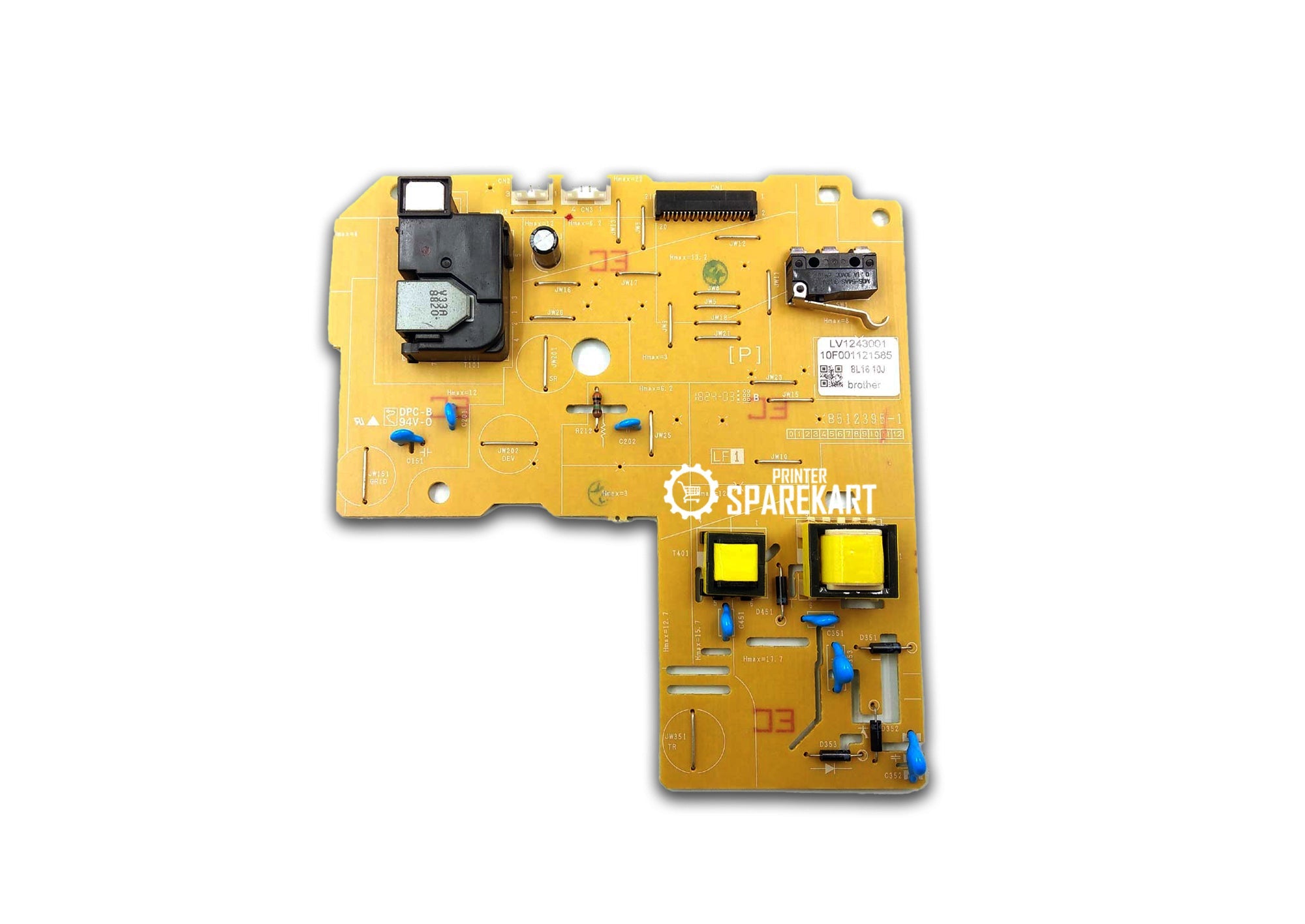 High voltage power supply hvps for brother dcp-7500d dcp-b7535dw